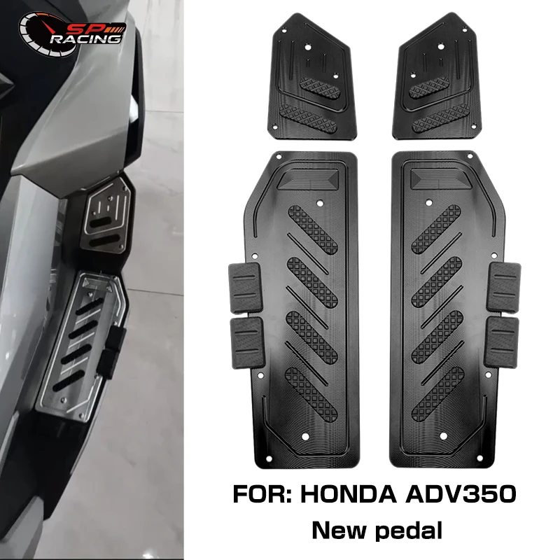 

For HONDA ADV350 2021-2024+ Accessories Motorcycle Footrest Foot Rest Pads Pedal Plate Board Pedals FootBoard