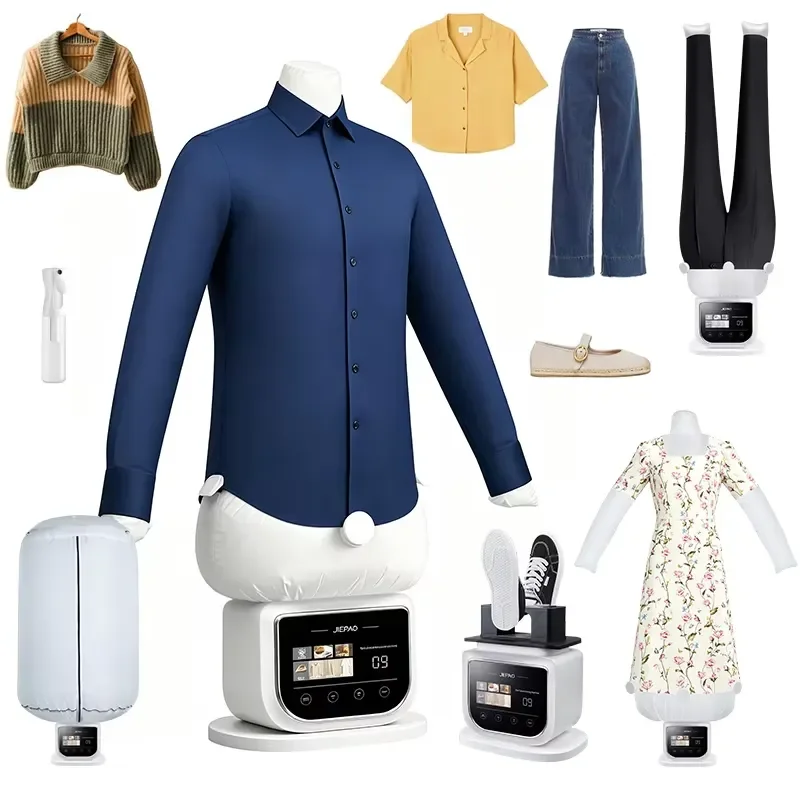 Automatic Hot air Dryer Iron Rapid Wrinkle Remover Futuristic Intelligent Ironing Free Drying of Clothes 3 in One Machine