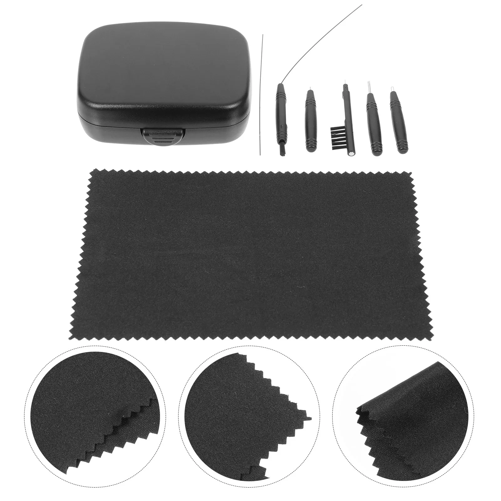 1Set Cleaning Kit for Hearing Aid Portable Mini Brush Professional Wax Cleaner Earwax Removal Hearing Aid Supplies