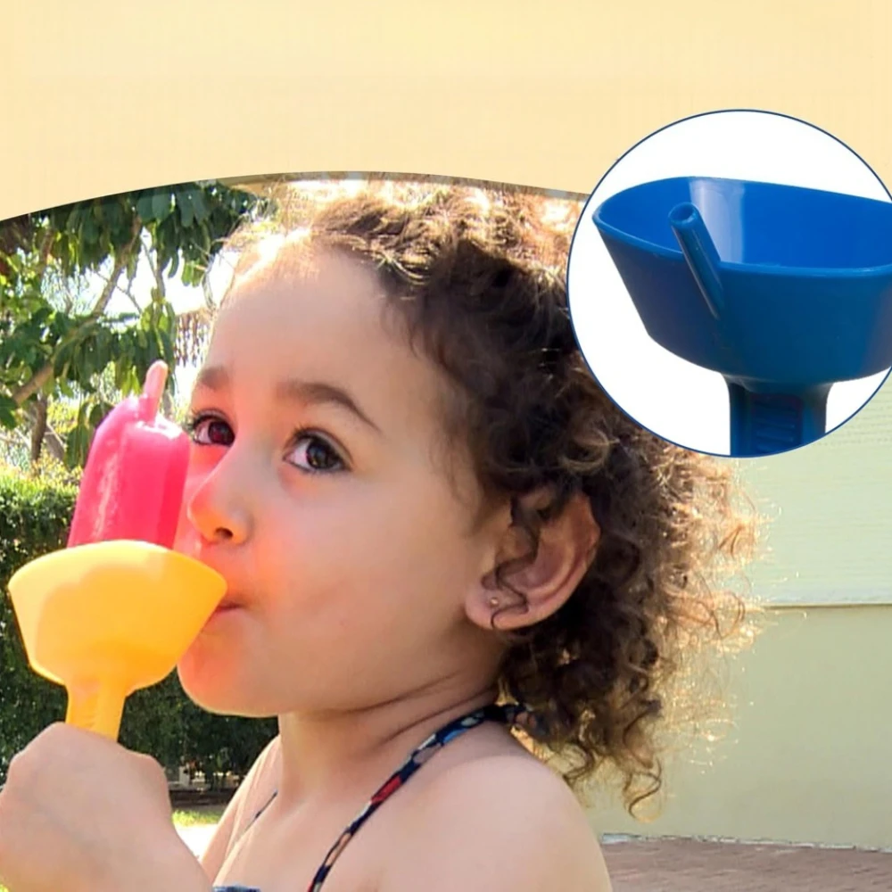 THE ORIGINAL Pop No Drop Popsicle Holder Mess-Free Frozen Treats Holder No Drip Ice Pop Popsicle Cone Holders for Kids Adults 6