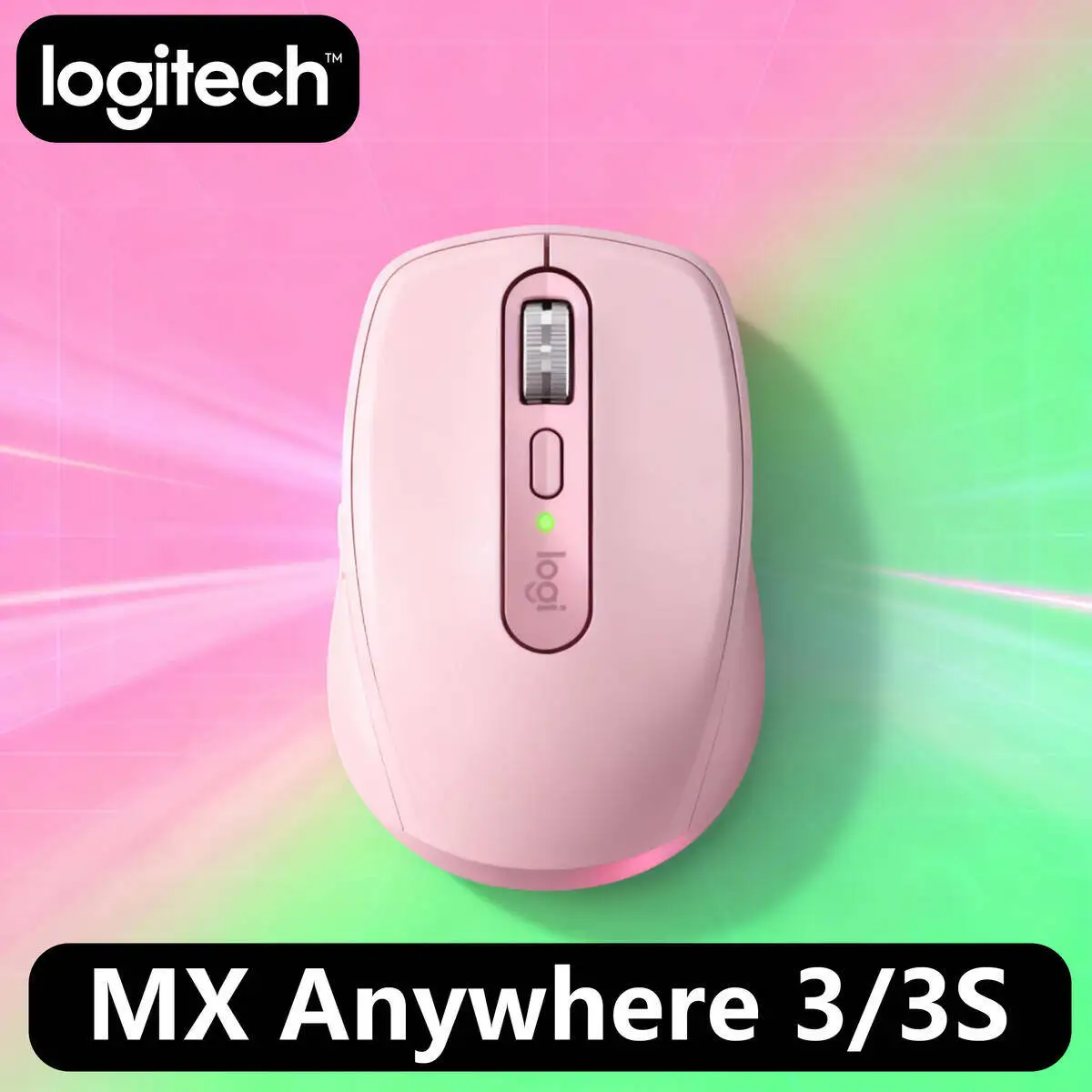 

Беспроводная мышь Logitech MX Anywhere 3S, версия Mac, Bluetooth, бесшумная, портативная, офисная, Apple Pink Girl