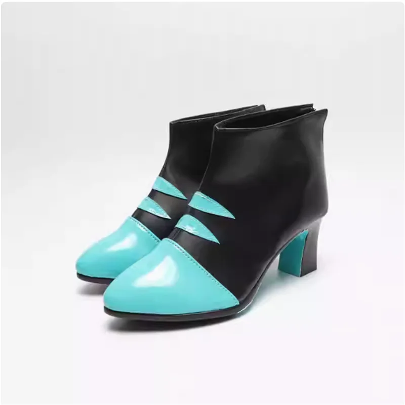 Tyx-Chaussures de Cosplay pour Femmes et Bol, Bottes Courtes Alastor, Hazbin, Anime Hotel, SAFTV Demon, ixd'Halloween