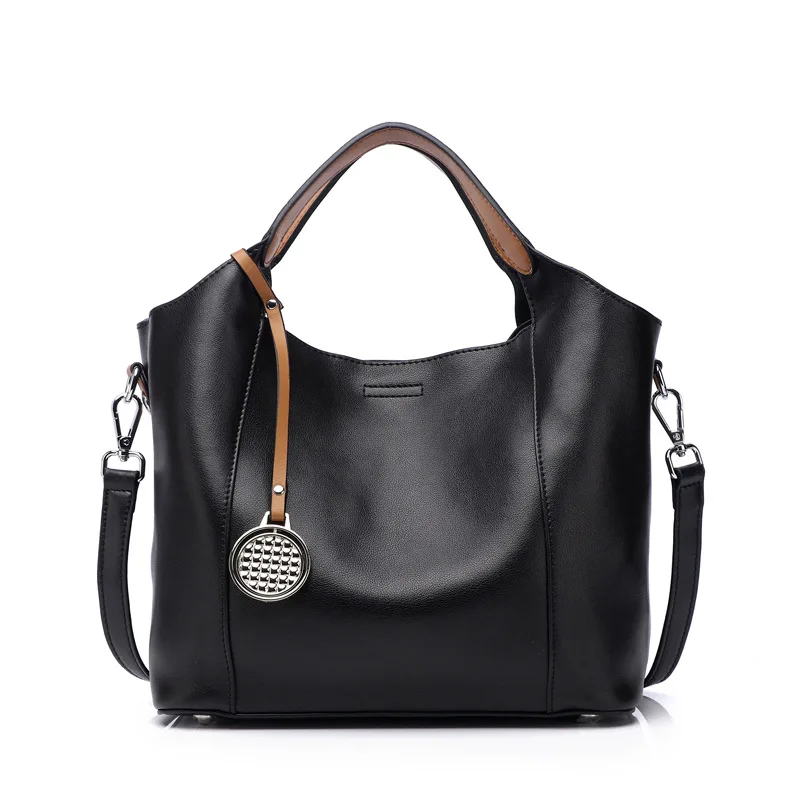 2025 Leather Women\'s Bag Fashion Cowhide Female Handbag Women\'s Single Shoulder Crossbody Bag