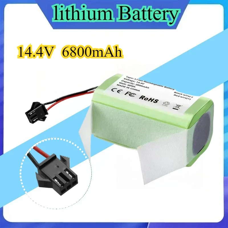 for Conga Excellent, Deebot N79S/N79, Tesvor X500, Robovac 11 - Rechargeable Li-ion 14.4V 2600mAh Original Replacement Battery