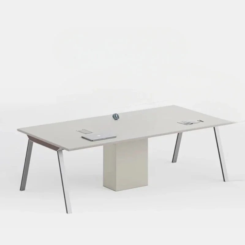 

AASimple Modern Small Meeting Office Meeting Room Table Small