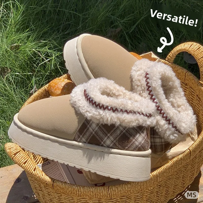 2026 2026 Platform Fluffy Slippers Women/men House Flats Fashion Plush Winter Shoes Ladies Home Elegant Casual Footwear - Aliexpress Deal