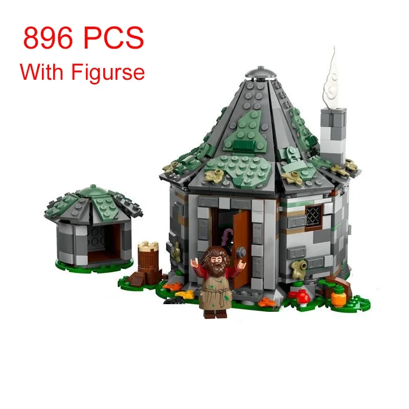 2024 New 896pcs Hut  An Unexpected Visit 76428 Building Bricks Block Educational Toy Gift for Kids Children Adult