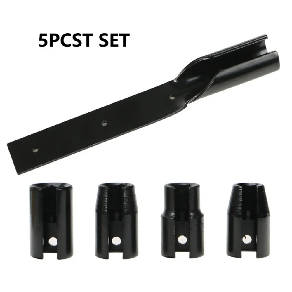Ceiling Installation Socket Wrench Kit with 10 12 13 14mm High Carbon Steel Sockets and Adjustable Extension Rod