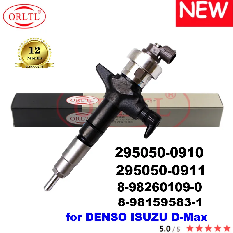 ORLTL Diesel 2950500910 2950500911 Genuine Fuel Injector 295050-0910 295050-0911 98260109-0 8981595831 8981595830 FOR Isuzu 4HK1