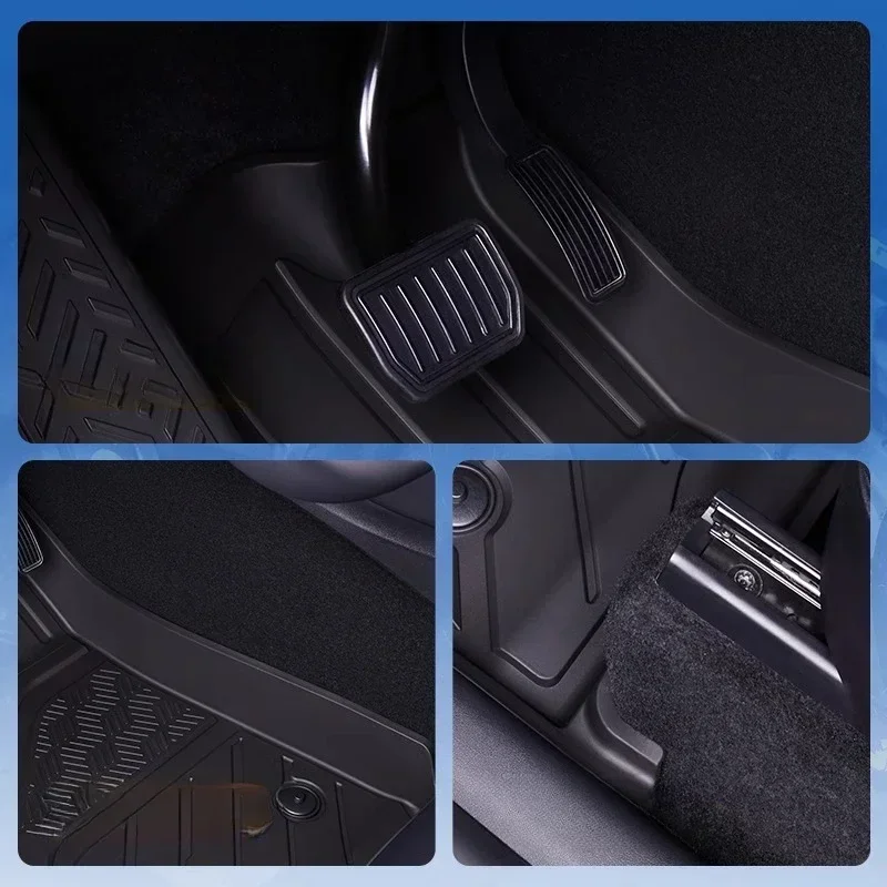 Suitable for Tesla ModelY Renewal, Car Mat Tailbox Mat Accessories