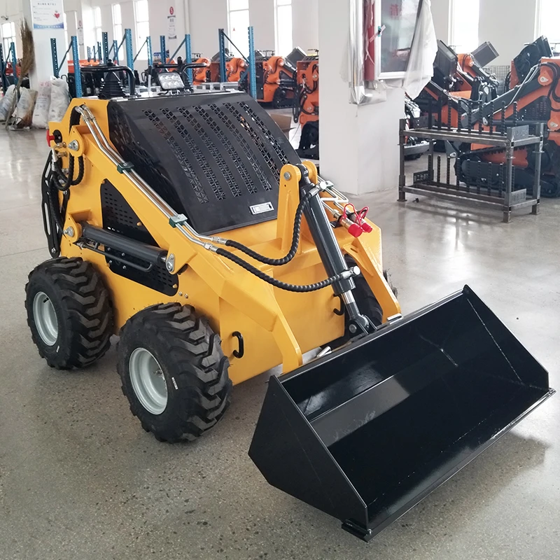 다기능 농업용 소형 컴팩트 디젤 휠 스키드 스티어 로더 CE EPA EURO5 스키드 스티어 로더