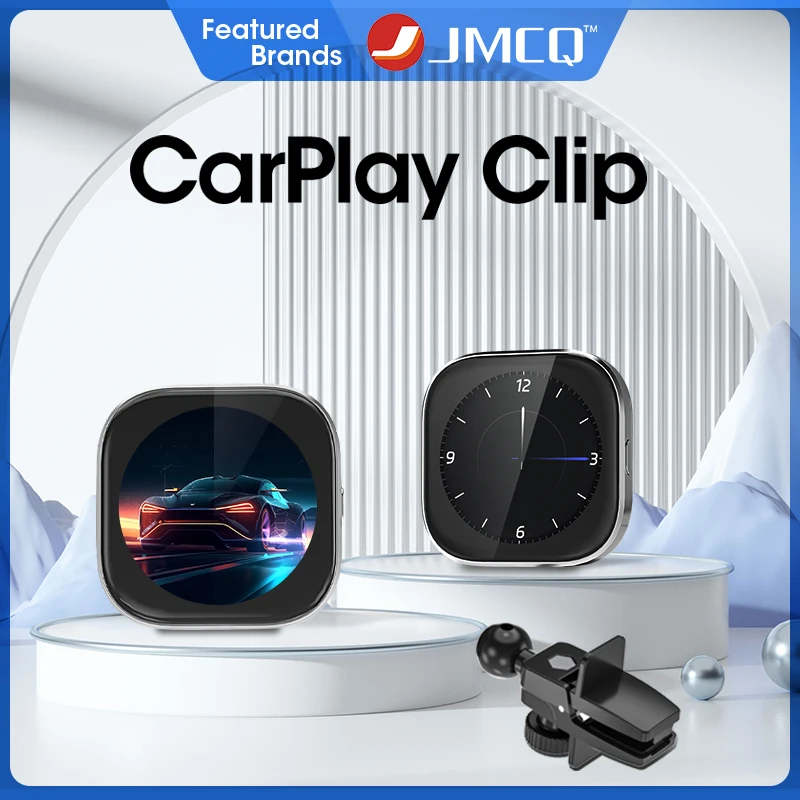 JMCQ Wireless CarPlay CarPlay Clip Adapter with Car Dilfuser Digital Picture Frame Auto Accessories For Toyota VW Ford Benz Audi