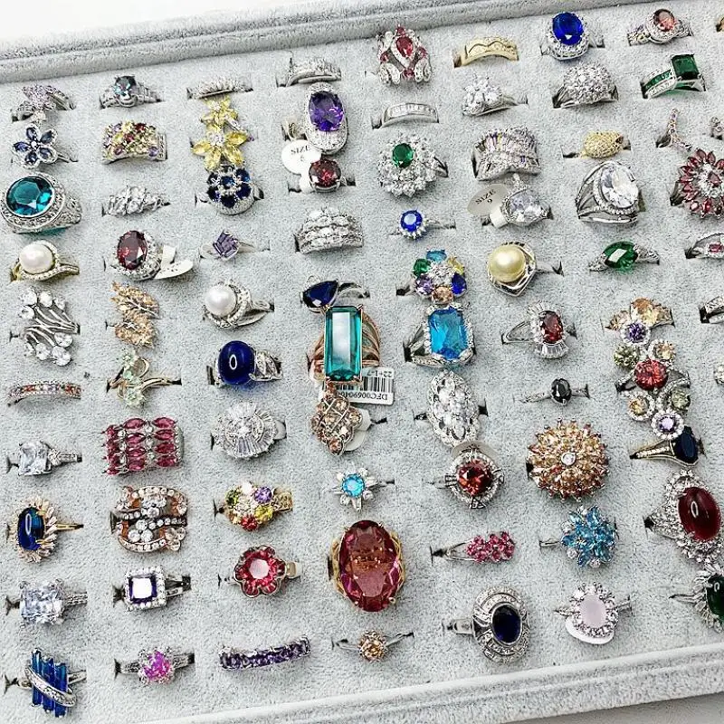 50Pcs Mixed Style Rhinestones Snaps Jewelry Charms Ginger Buttons 18/20mm for Interchangeable Snaps Jewelry Making Women Teens Girls DIY Bracelets Necklaces Rings Colorful Crystal Mixed Rings Bulk Finger Band Ring Jewelry