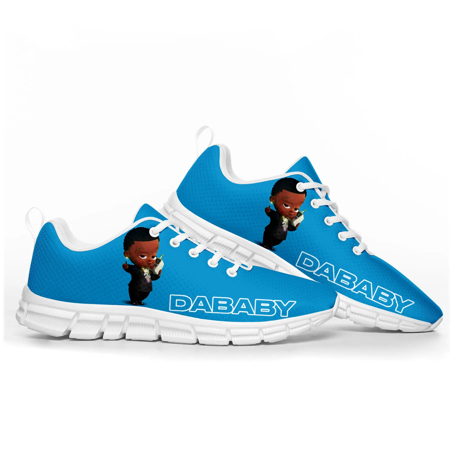 DaBaby Rapper Music Pop Blue Sports Shoes Mens Womens Teenager Kids Children Sneakers Casual Custom High Quality Couple Shoes