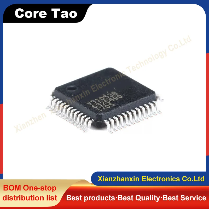1pcs/lot VS1053B VS1053 LQFP-48 Audio interface / MP3 chip IC