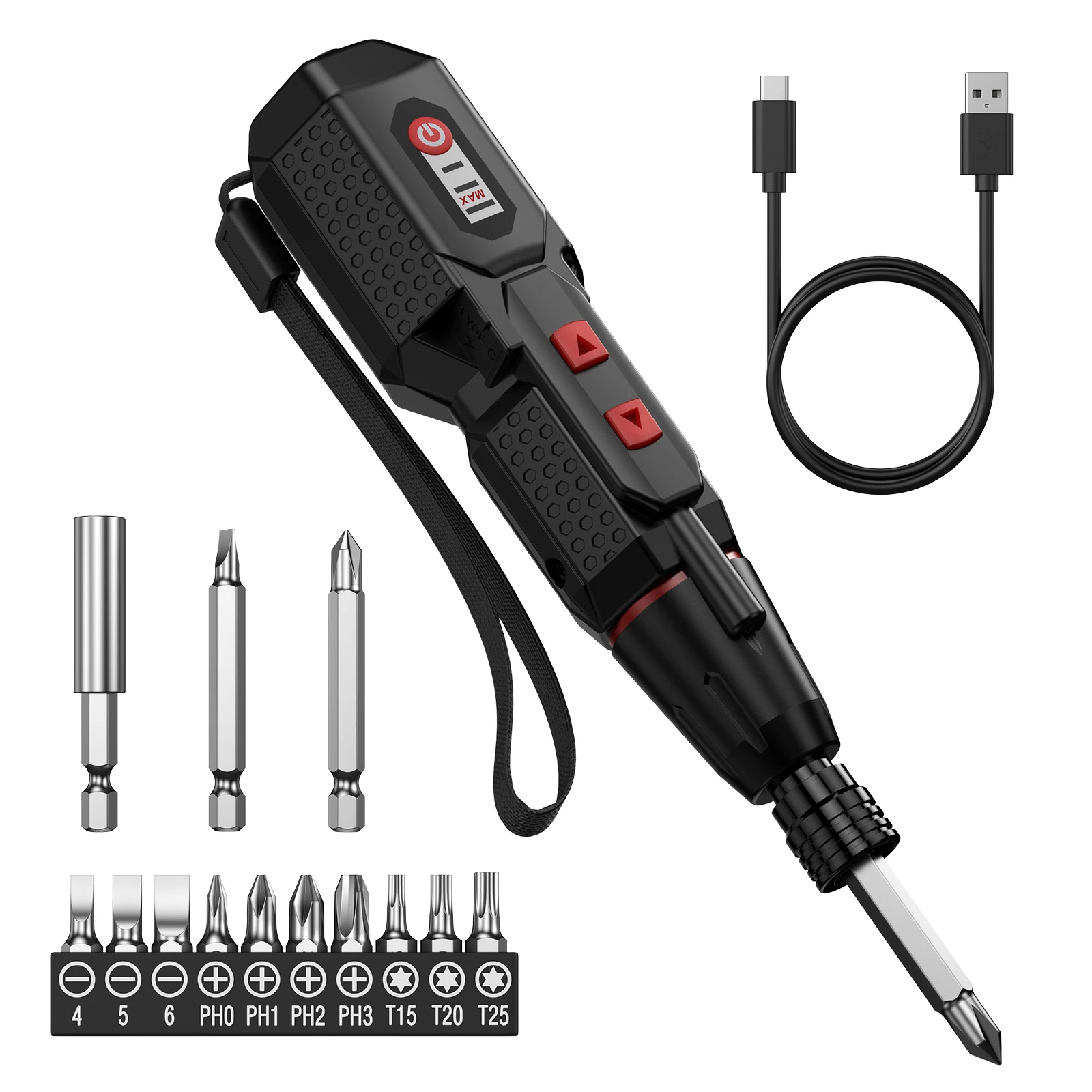 

Электрическая аккумуляторная отвертка 4,2 В, набор перезаряжаемых отверток с 13 прецизионными битами для ремонта телефонов, поделок своими руками, домашнего использования