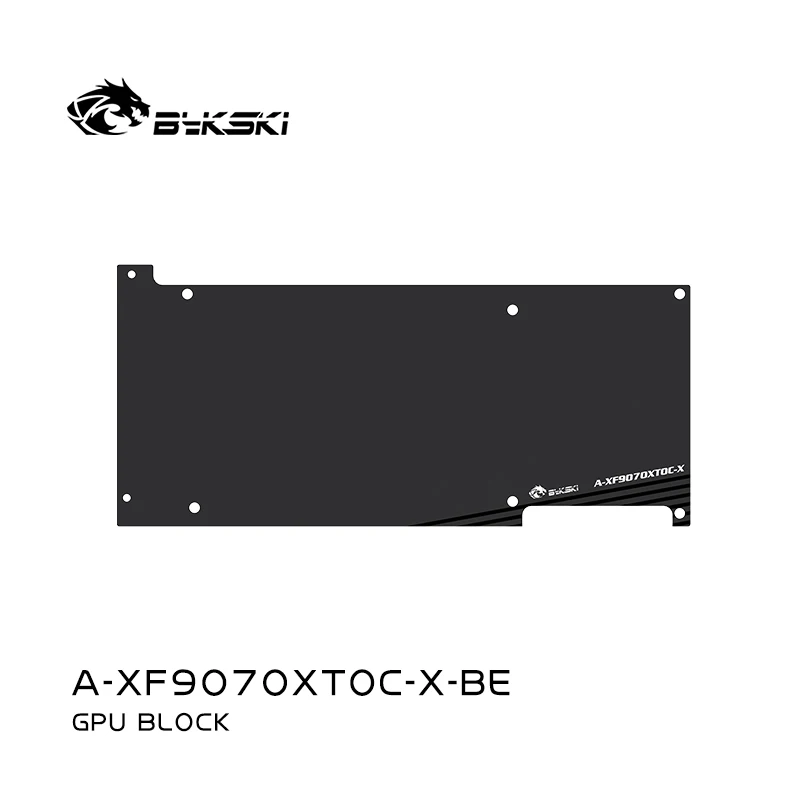 Bykski GPU Water Block for XFX AMD Mercury Radeon RX9070XTOC GAMING 16GB GDDR6 Video Card Prevent Corrosion A-XF9070XTOC-X