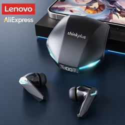 Choice Lenovo XT53 Earphone Wireless Bluetooth 5.4 Headphones Low Latency Gaming Headset Noise Reduction LED Display Earbuds New