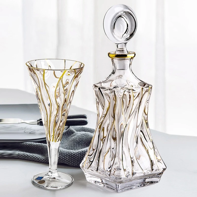 Crystal glass wineset set red wine glasses and foreign wine glasses