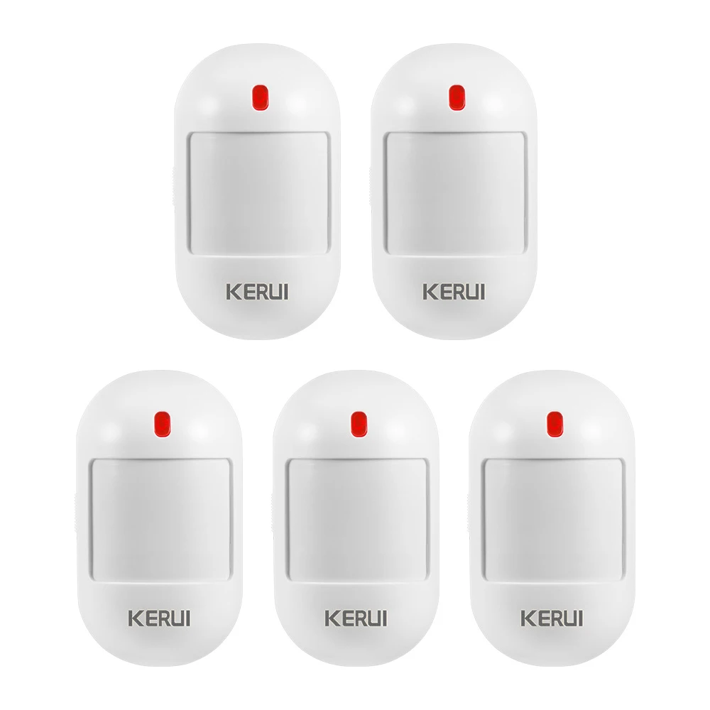 KERUI اللاسلكية PIR محس حركة كاشف الأشعة تحت الحمراء إنذار مع بطارية ل W202 W181 نظام إنذار أمان المنزل حماية