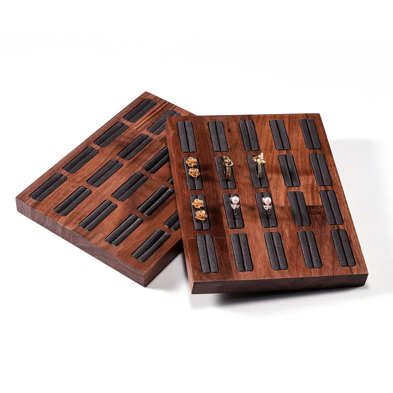 

Деревянные витрины для ювелирных изделий, поднос, кольца, органайзер для ювелирных изделий, счетчик поддонов, дисплей для колец, сальник, живые фотографии, кольца, витрина, реквизит