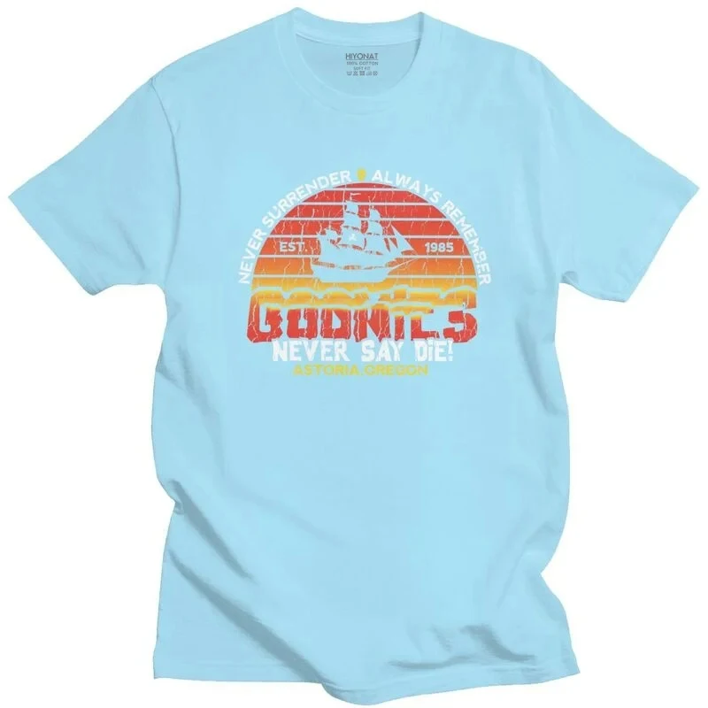 تي شيرت بأكمام قصيرة للرجال ، تي شيرت نقي ، لا تقل أبدًا الموت ، الكسلان ، القطعة ، الفراتيلي ، الجمجمة ، القراصنة ، ميرتش