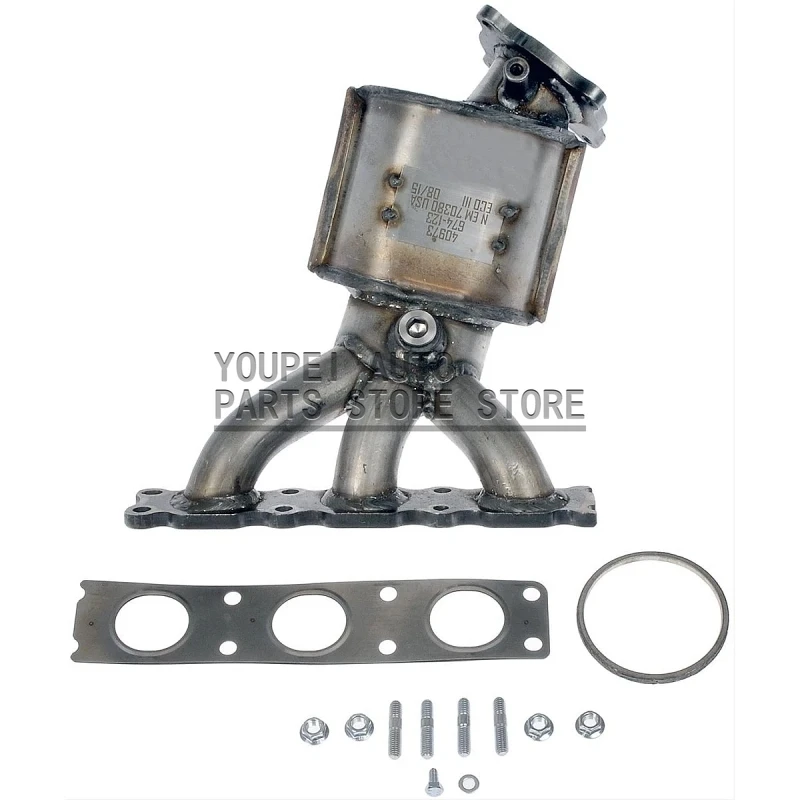 محولات حفازة مشعب العادم يسار/يمين لسيارة لاند روفر LR2 3.2L L6 2008-2012 LR001967 LR001968 #1