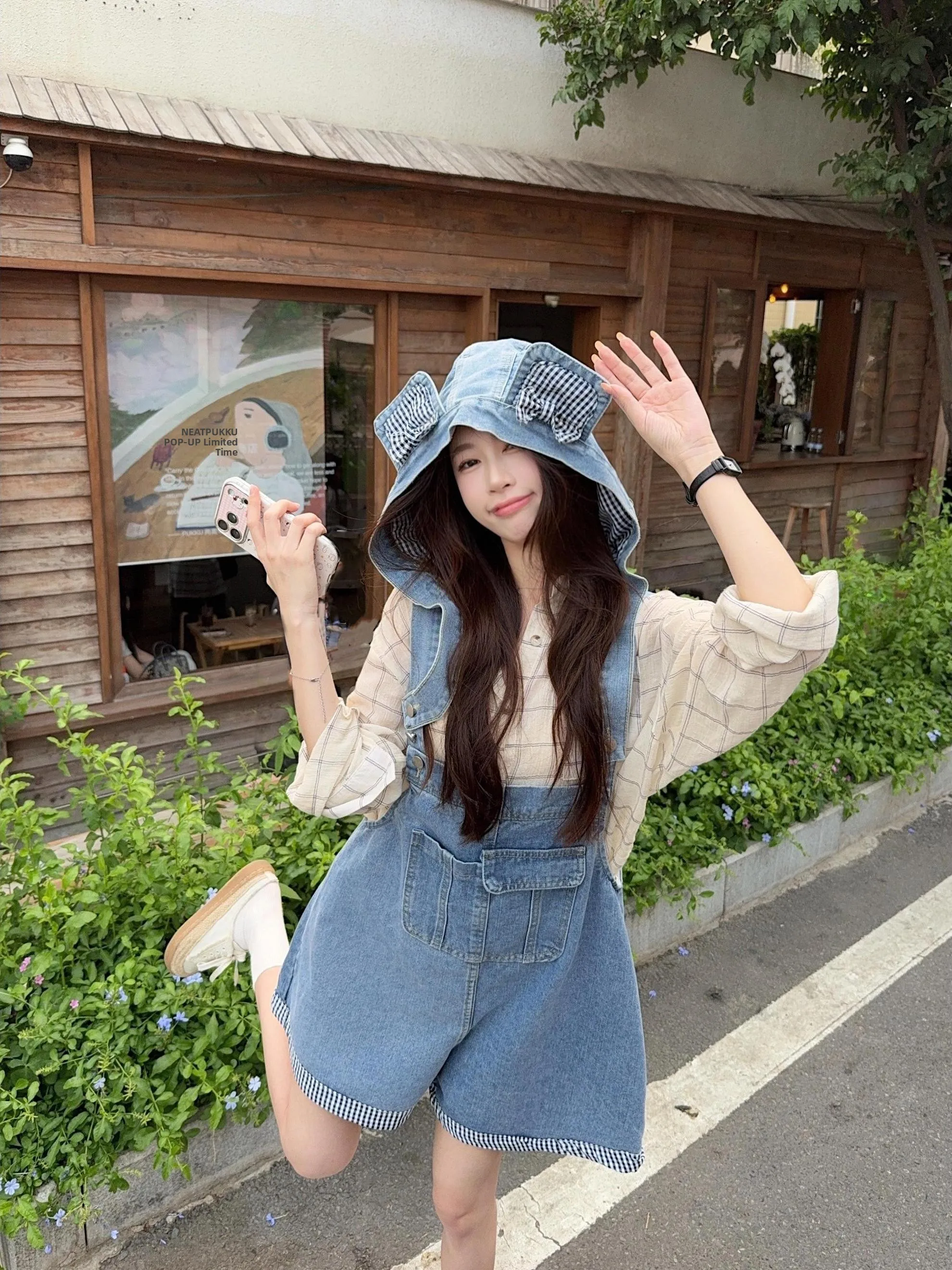 

Loose Wide Leg Denim Jeans Women's High Waist Loose Slimming Spring 2026 New Style Casual Comfortable Blue Color Jeans