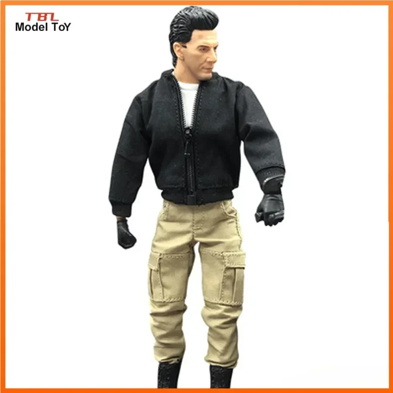 

1/12 Scale Male Soldier Jacket Overalls T-shirt Clothes Suit Set for 6in Action Figure Toy Accessories Collection