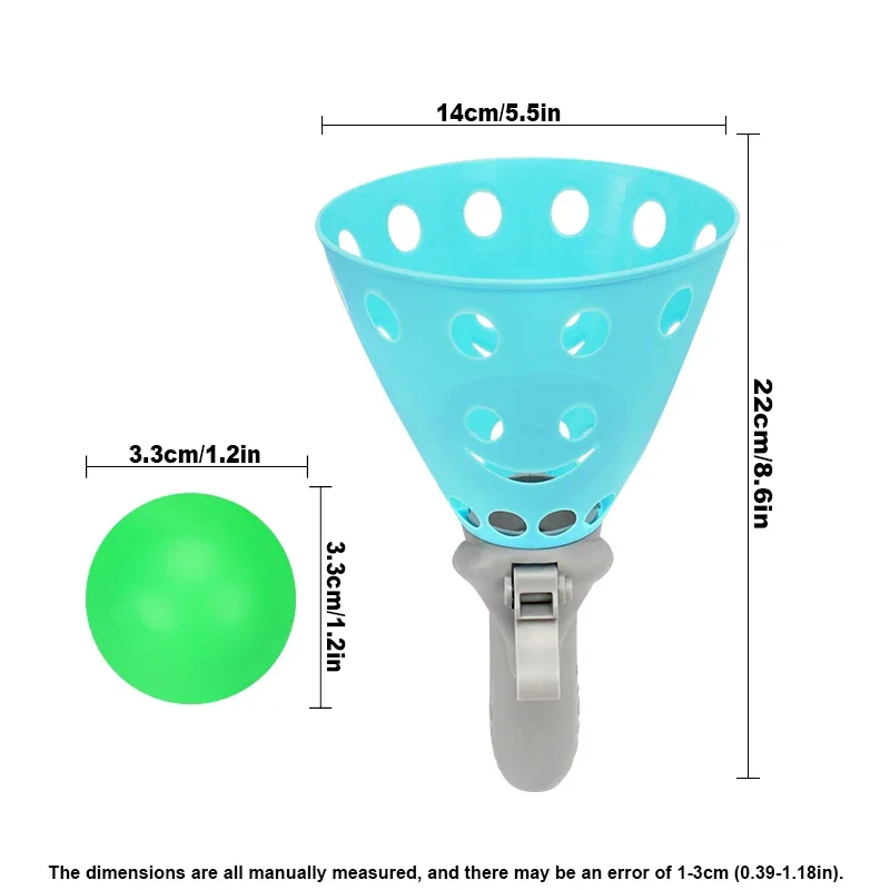 Juego de juguetes para interiores y exteriores, actividades para niños, captura emergente con 2 cestas lanzadoras y 4 pelotas, regalo para niños y niñas