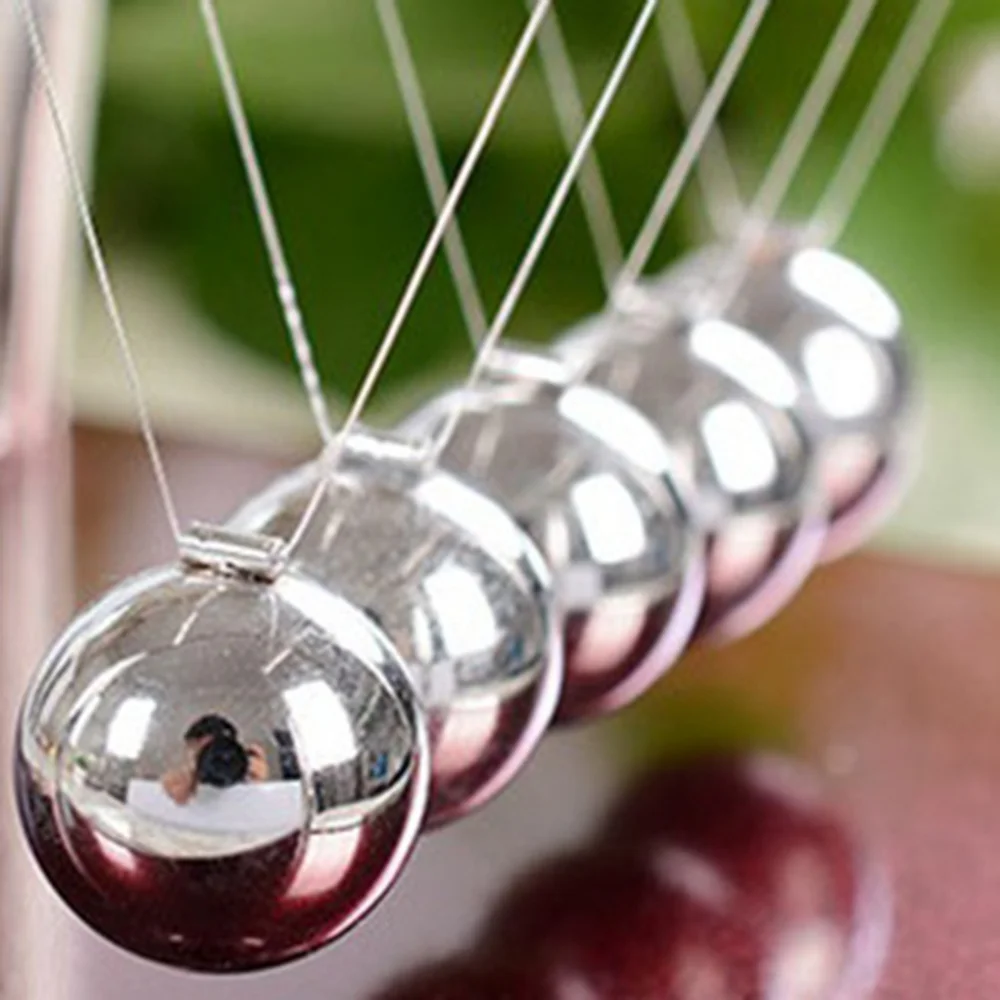 Newton Cradle Balance Steel Balls Desk Table Decor Metal Pendulum Ball Steel Balance Ball Desk Toy Gifts Home Decoration