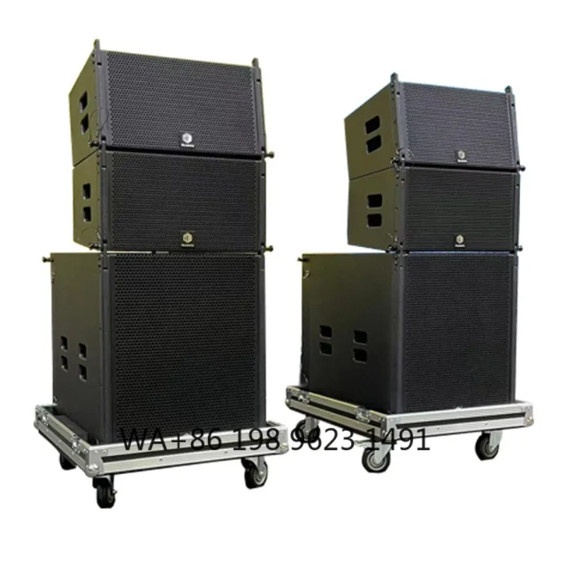 10 Inch Active Powered Line Array Speaker Professional Stage Live DJ Concert Audio Sound System