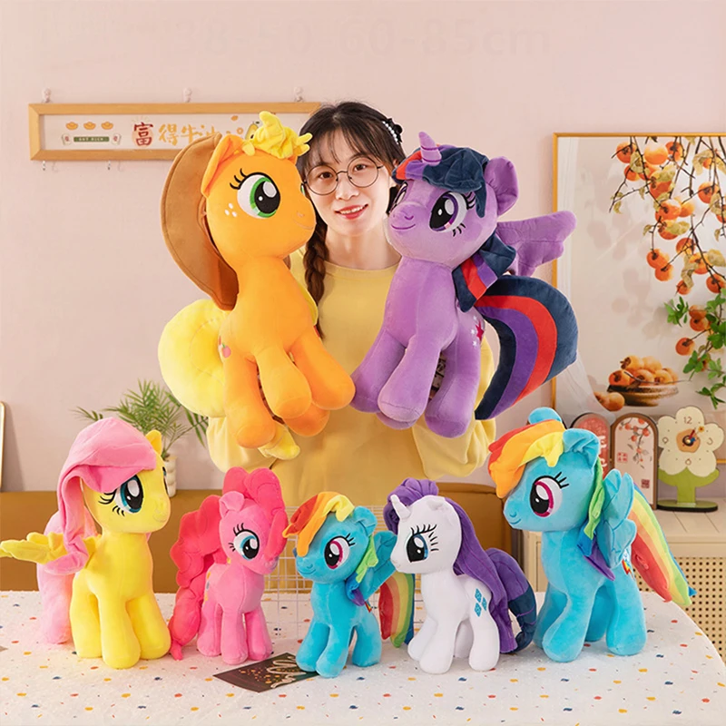 30/50cm lindo unicornio de peluche de juguete para niños regalo de cumpleaños Kawaii Pony muñeco de peluche para niñas regalo de Festival juguete de moda