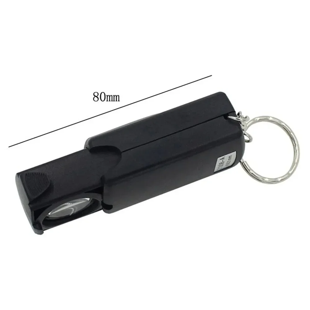 Увеличительное стекло, принадлежности для ювелирных изделий со светодиодной подсветкой/брелок, кольцо, карман, портативная лупа с 45-кратным увеличением, ювелирные инструменты