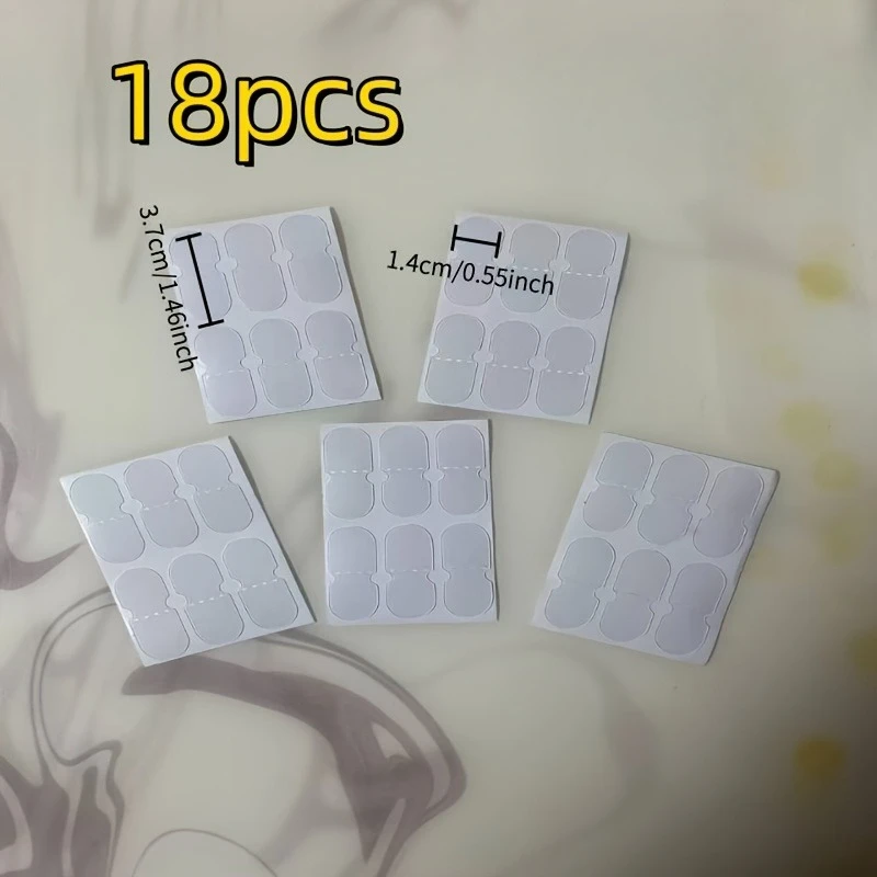 18Pcs Ultra Thin Silicone Elf Ear Stickers, Invisible Traceless Ear Lifter Corrector, Face Shaping for Cosplay, Unisex