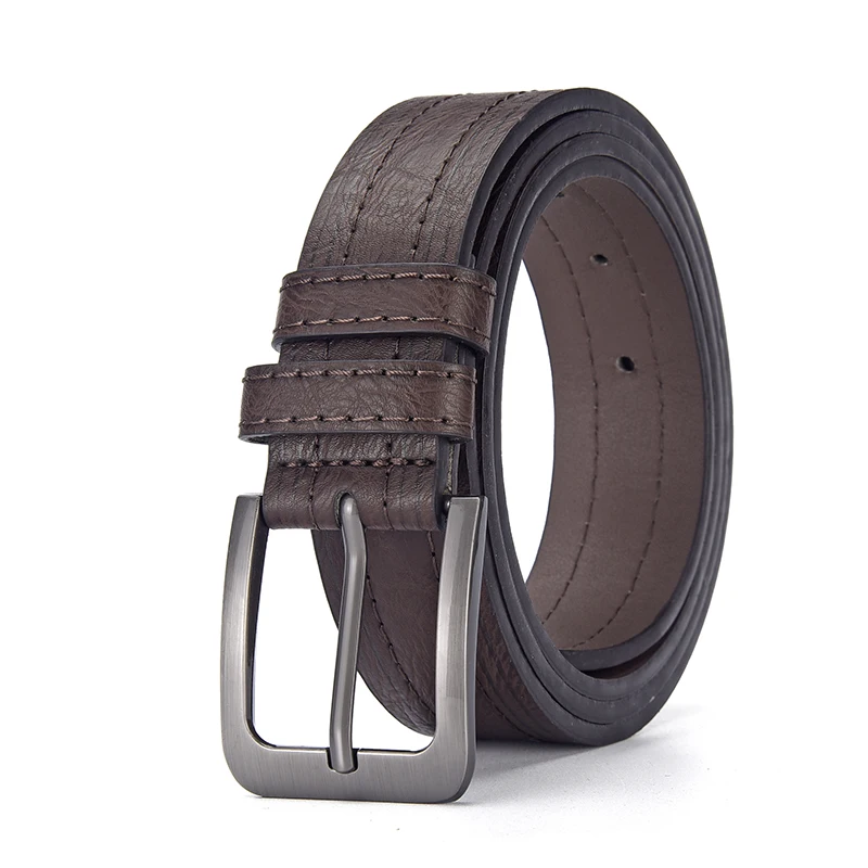 Neue männer Hochwertige PU Leder Gürtel Metall Pin Schnalle Gürtel Freizeit Business Bund Modische Männliche Zubehör Designer Gürtel – Detail 11