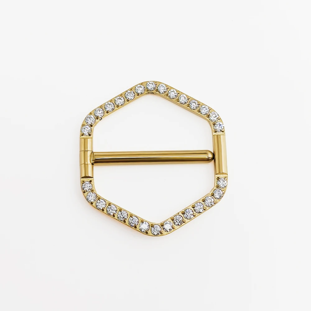 16G Titanium Nipple Ring, Sexy Body Jewelry