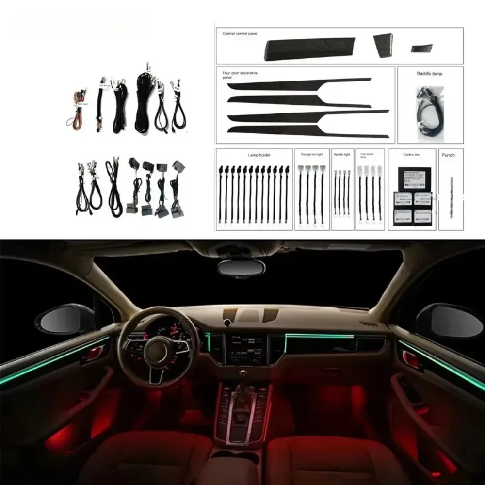 Wholesale New 64-Color LED Car Lighting System Interior Atmosphere Light Ambient Light for  2014-2014