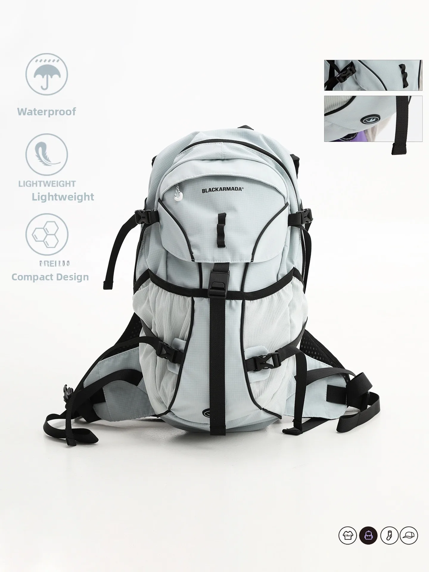 Outdoor Sports Lightweight Multifunctional Hiking Backpack Women's Style Travel Mountain Climbing Commuting Lightweight Small...