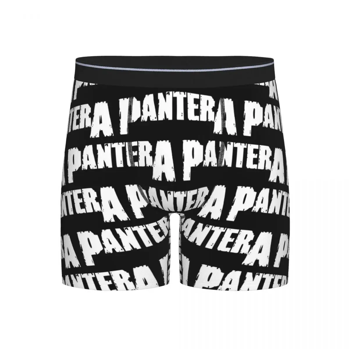 

Long Boxer Underpants Shorts Pantera Heavy Metal Band Music Panties Men Comfortable Underwear for Homme Man Boyfriend Gifts