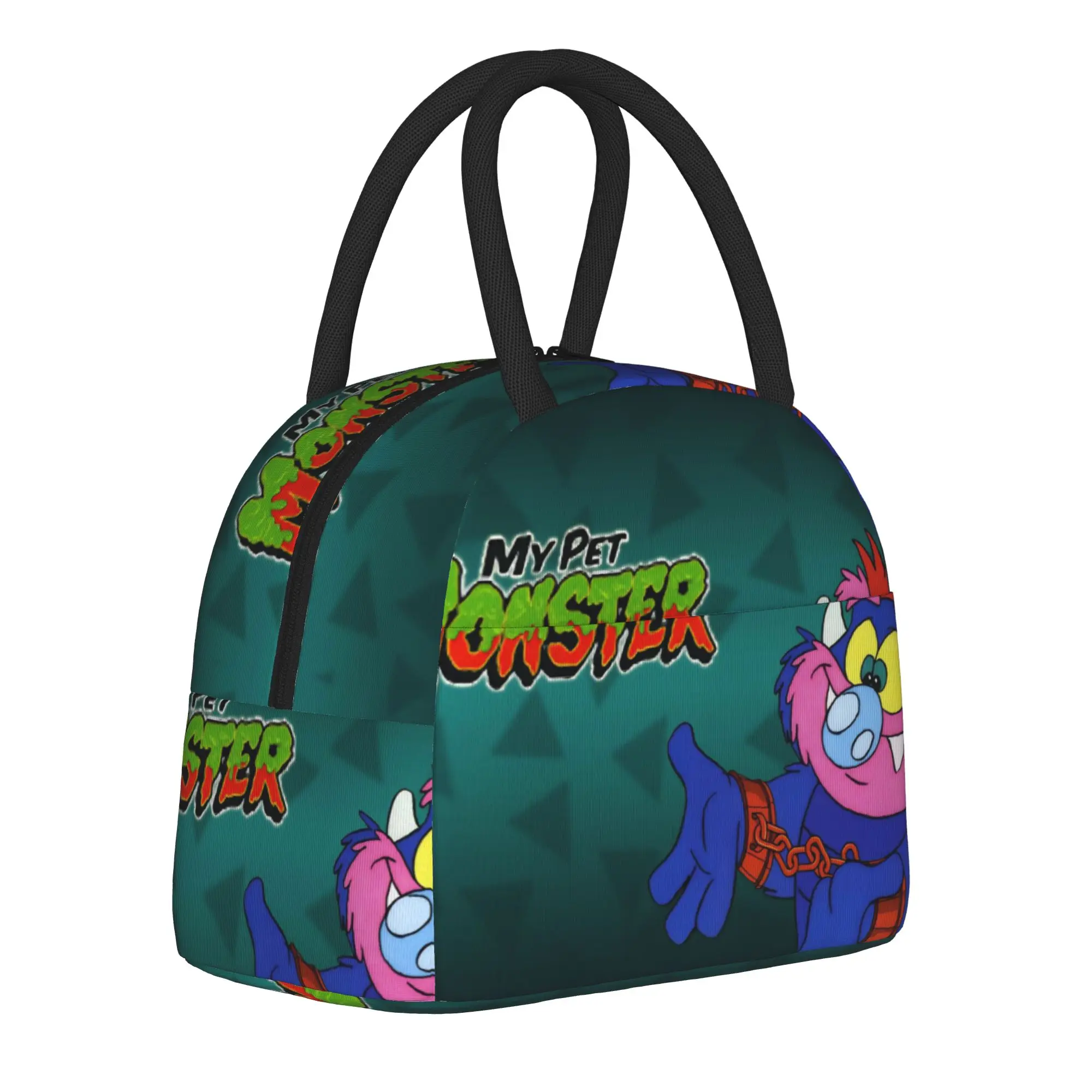 My Pet Monsters Cartoon Thermal Insulated Lunch Bags for School  Portable Food Bag Container Men Women Cooler Thermal Lunch Box