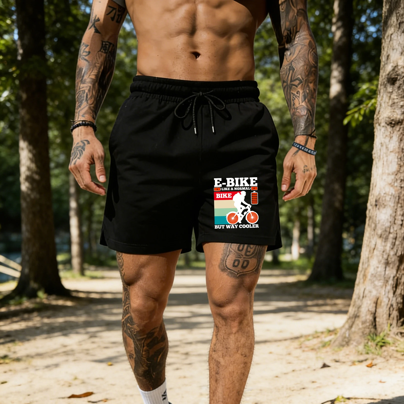 

Мужские брюки с принтом «I Like Riding A Bicycle», летние, черные, широкие, с карманами, мягкие, свободные, в стиле ретро, унисекс, модная уличная одежда