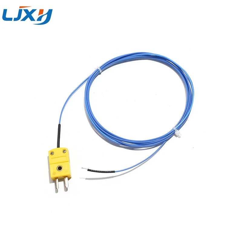 LJXH K-type Wide Temperature Range Temperature Sensor 0-500℃ Surface-Mount Probe Wire 1M/2M/3M/5M Pressure-Withstanding