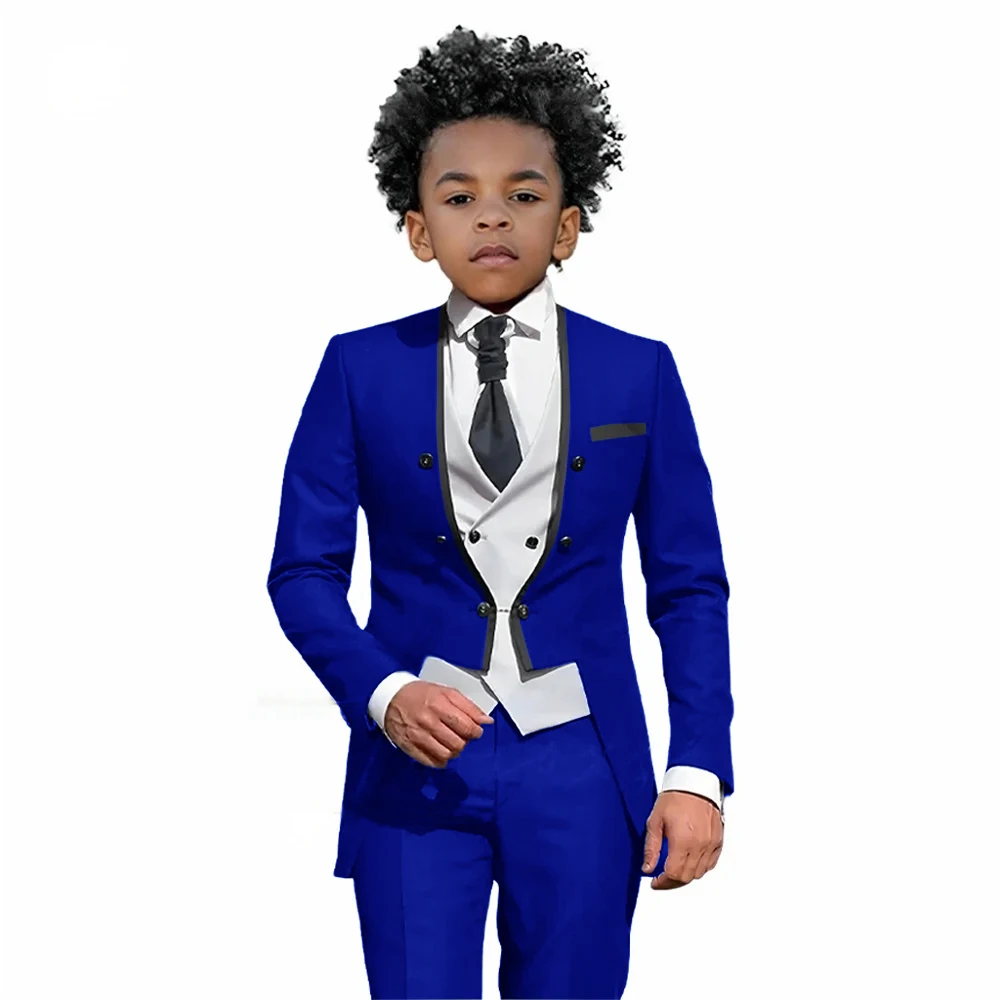 

Boys suit 3 piece suit (Jacket+vest+Pant) custom Tailcoat tuxedo wedding party wedding elegant dress cocktail dress suit