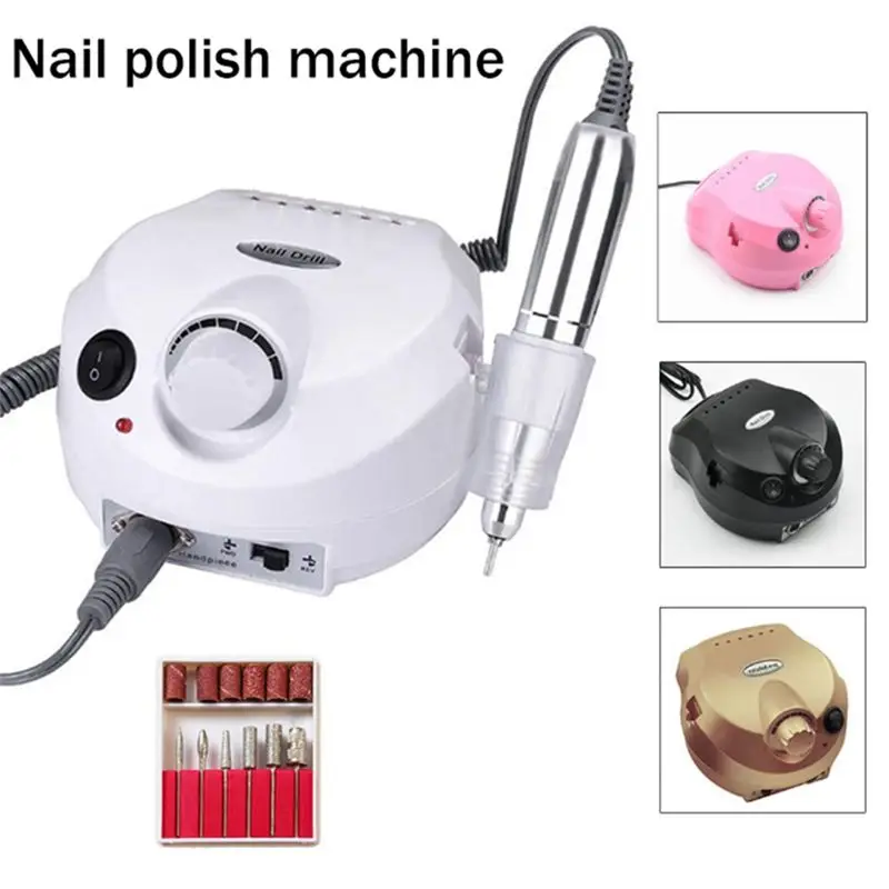 DT38 Electric Pen Type Manicure Polisher Pro Manicure Machine Apparatus for Manicure Pedicure Kit Electric Nail File -EU Plug