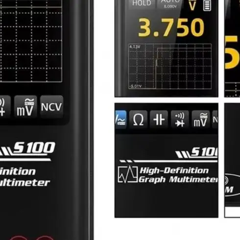 For BSIDE For S100 For Smart Digital Multimeter For Auto Ranging Graphic LCD Tester For AC DC Voltage Resistance Capacitance