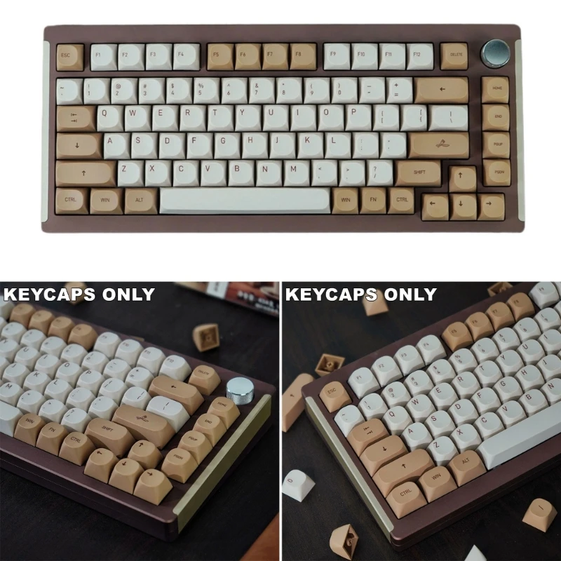 

119Key Tiramisu Keycaps MAProfile PBT DyeSublimation Process Keycap for Mechanical Keyboards Switches