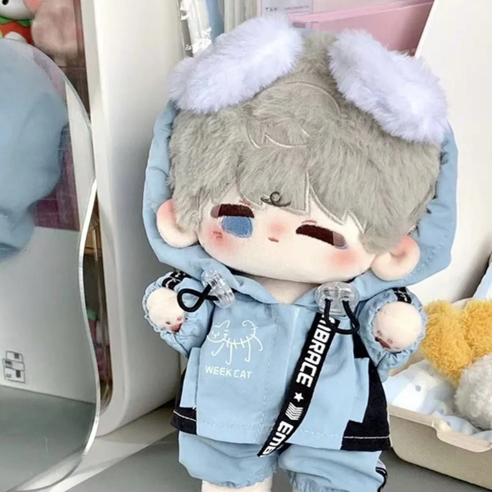 

Outdoor Jackets 20cm Cotton Doll Clothes Dress Up Sport Idol Doll Clothes Cool Coat Plush Doll Clothes 20cm Cotton Doll