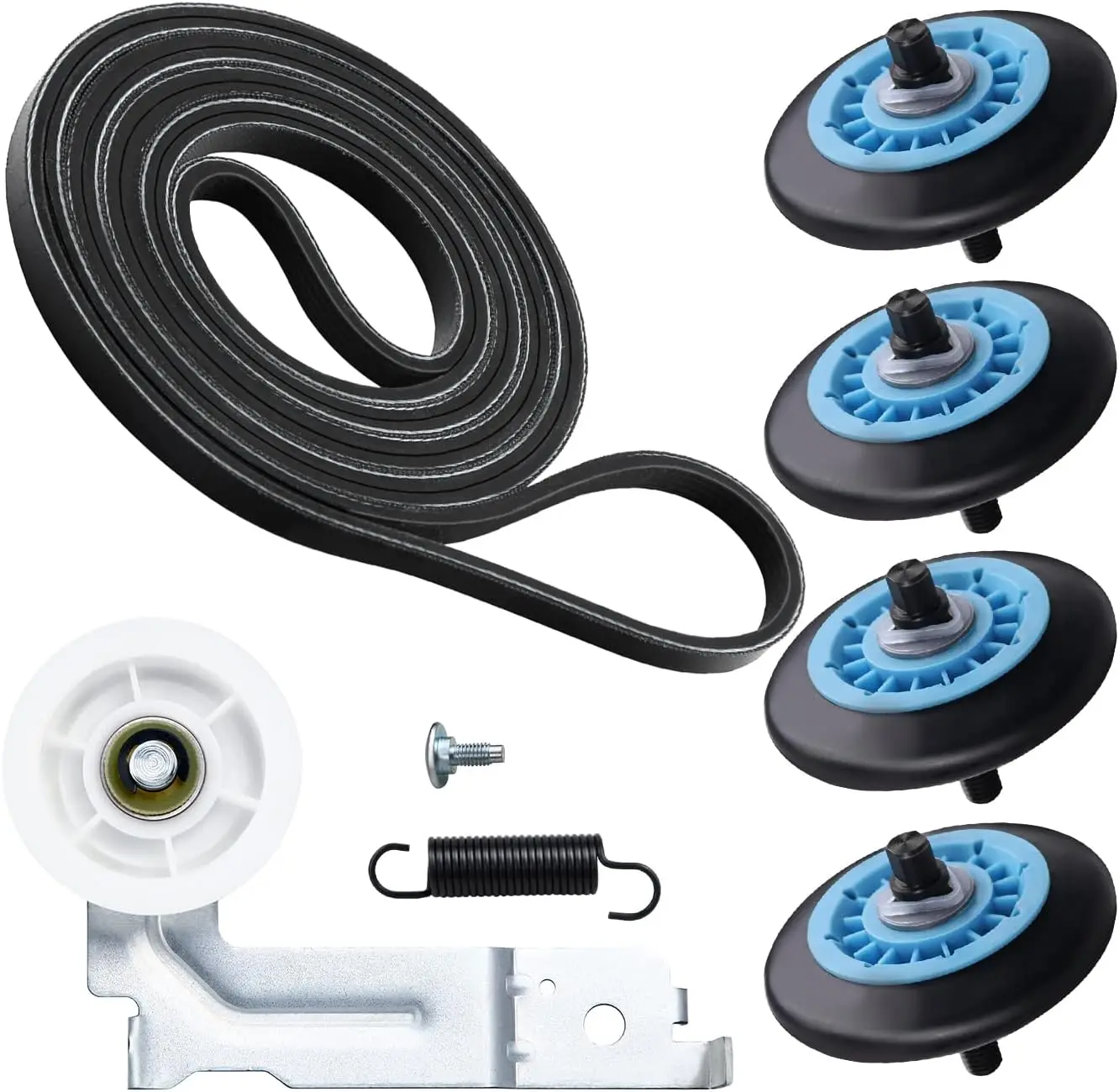 

Upgraded Dryer Repair Kit with Roller, Belt, and Idler Pulley for Samsung Models