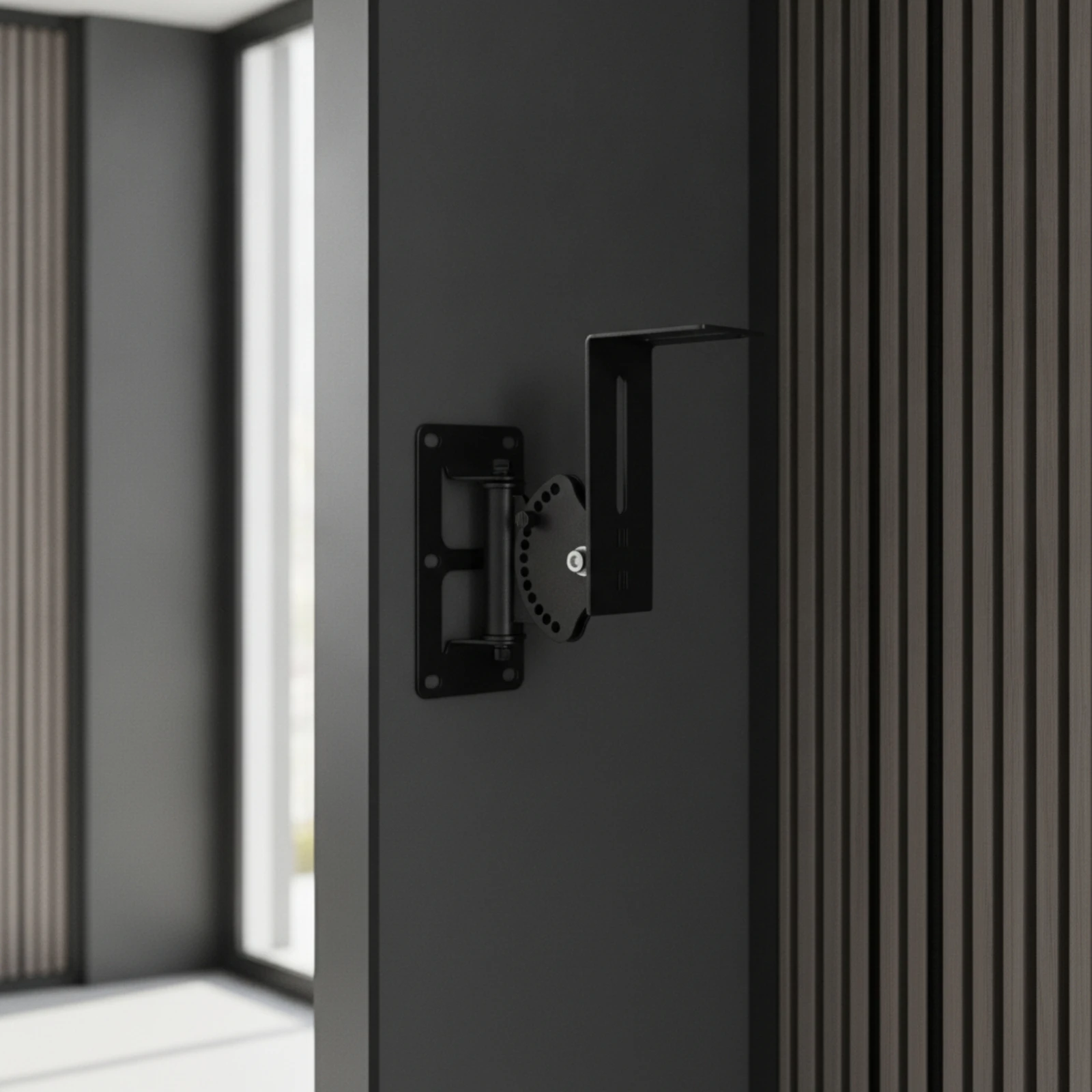 Adjustable Speaker Wall Bracket Heavy Duty Mount Inclinable Support Home Theater Sound System Wall Mounting Solution